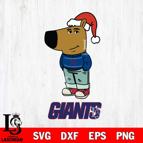 New York Giants Chill Guy Christmas Svg Eps Dxf Png File,NFL Svg Files,Christmas svg ,Digital Download ,Instant Download