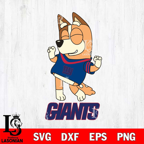 New York Giants Chilli Dance Sport Svg Eps Dxf Png File, Digital Download, Instant Download