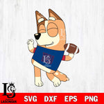 New York Giants Chilli bluey NFL Svg Eps Dxf Png File, Digital Download, Instant Download