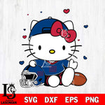 New York Giants Cute Hello Kitty Football Svg Eps Dxf Png File, NFL svg, Digital Download, Instant Download