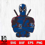 New York Giants Deadpool Svg Eps Dxf Png File, Digital Download, Instant Download