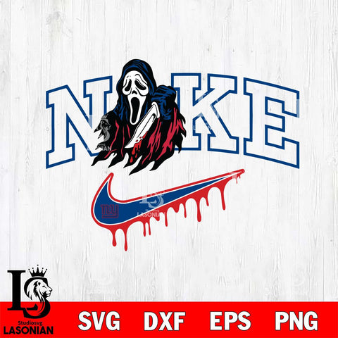 New York Giants Ghostface Nike Svg Eps Dxf Png File, Digital Download, Instant Download