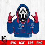 New York Giants Ghostface Scream Football Halloween Svg Eps Dxf Png File, Digital Download, Instant Download