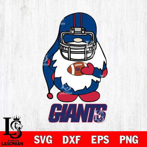 New York Giants Gnomes Christmas Svg Eps Dxf Png File, Digital Download, Instant Download