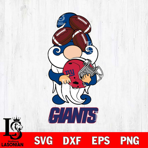 New York Giants Gnomes Helmet Svg Eps Dxf Png File, Digital Download, Instant Download