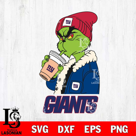 New York Giants Grinch Bougie Football Svg Eps Dxf Png File, Digital Download, Instant Download