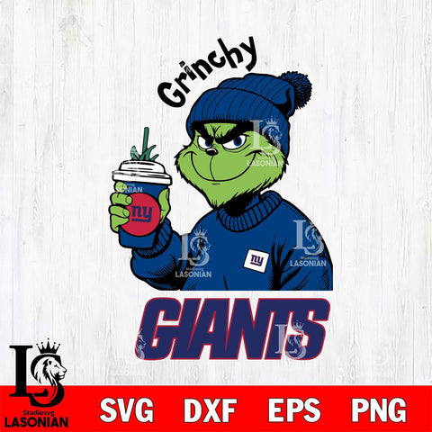 New York Giants Grinchy Bougie Christmas Svg Eps Dxf Png File,Cricut svg files, Digital Download, Instant Download