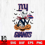 New York Giants Jack Skellington 2 halloween Svg Eps Dxf Png File, Digital Download, Instant Download