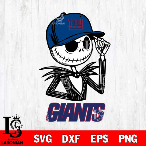 New York Giants Jack Skellington 3 Halloween Svg Eps Dxf Png File, Digital Download, Instant Download