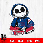 New York Giants Jack Skellington halloween Svg Eps Dxf Png File, Digital Download, Instant Download