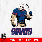 New York Giants Jason Voorhees Svg Eps Dxf Png File, Digital Download