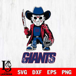 New York Giants Jason Voorhees 3 Svg Eps Dxf Png File, Digital Download