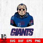 New York Giants Jason Voorhees 4 Svg Eps Dxf Png File, Digital Download