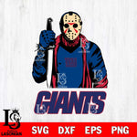 New York Giants Jason Voorhees 6 Svg Eps Dxf Png File, Digital Download