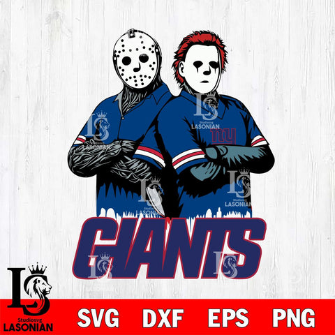 New York Giants Jason Voorhees 8 Svg Eps Dxf Png File, Digital Download