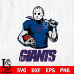 New York Giants Jason Voorhees 9 Svg Eps Dxf Png File, Digital Download