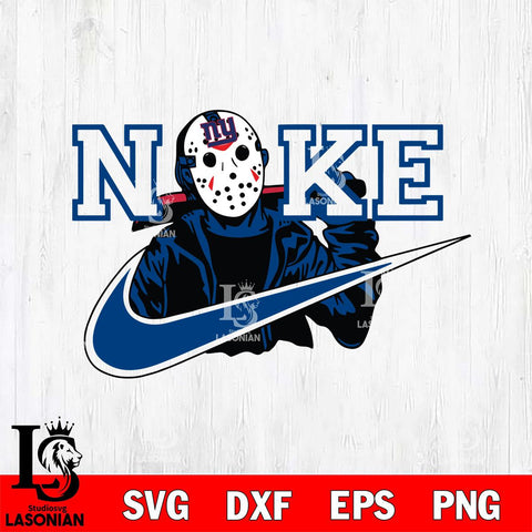 New York Giants Jason Voorhees Nike Svg Eps Dxf Png File, Digital Download, Instant Download