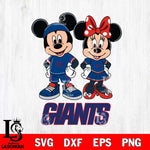 New York Giants Mickey And Minnie Rugby Svg Eps Dxf Png File, NFL svg , Digital Download , Instant Download, Cricut File