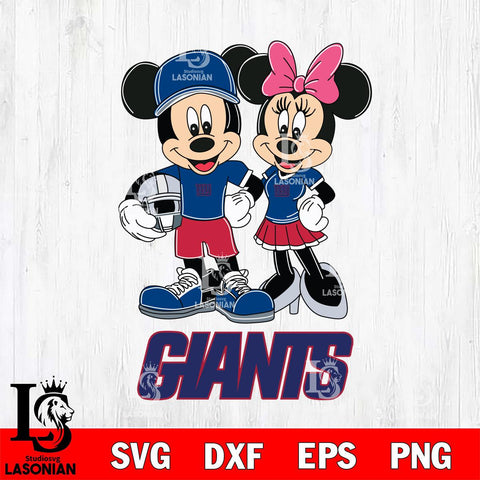 New York Giants Mickey Minnie Mouse Helmet Svg Eps Dxf Png File, Bundle NFl svg , File Cut , Digital Download , Instant Download, Laser Cut Svg Files