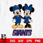 New York Giants Mickey Minnie Rugby Svg Eps Dxf Png File, Bundle NFl svg , File Cut , Digital Download , Instant Download, Laser Cut Svg Files