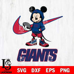 New York Giants Mikey Mouse Disney NIKE, Svg Eps Dxf Png File, Digital Download