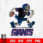 New York Giants Skeleton Football Svg Eps Dxf Png File, Digital Download