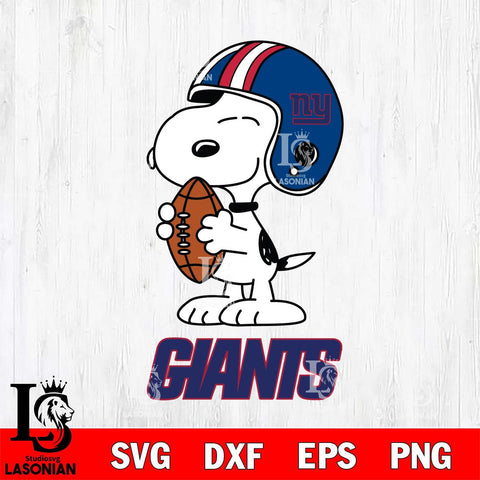 New York Giants Snoopy Rugby Svg Eps Dxf Png File, NFL svg , Digital Download , Instant Download, Cricut File