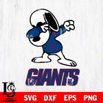 New York Giants Snoopy Sport 3 Svg Eps Dxf Png File, NFL svg, Digital Download, Instant Download