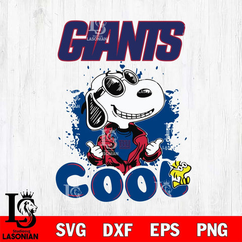 New York Giants Snoopy Sport 7 Svg Eps Dxf Png File, NFL svg, Digital Download, Instant Download