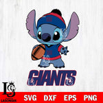 New York Giants Stitch Disney, Svg Eps Dxf Png File, Digital Download