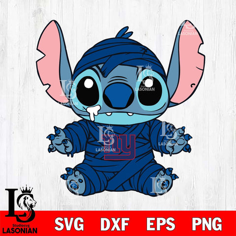 New York Giants Stitch Mummy Football Svg Eps Dxf Png File, NFL svg, Digital Download, Instant Download