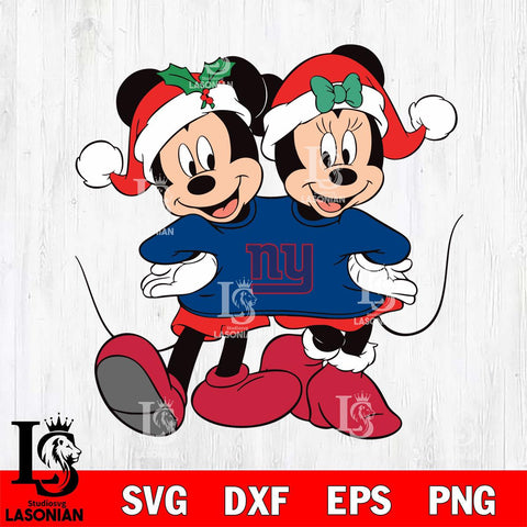 New York Giants mickey christmas 11 Svg Eps Dxf Png File, Digital Download, Instant Download