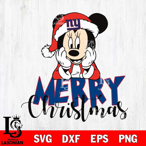 New York Giants mickey christmas 1 Svg Eps Dxf Png File, Digital Download, Instant Download