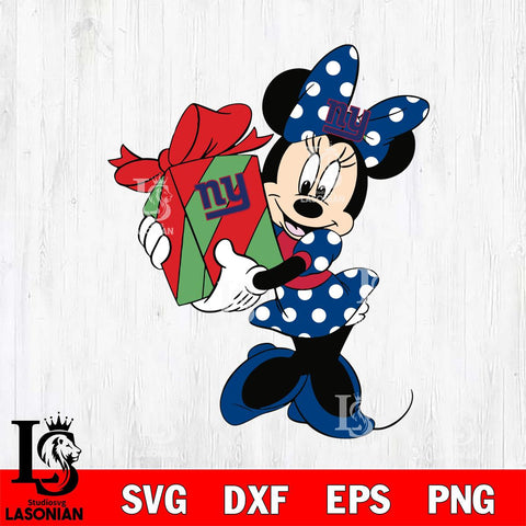 New York Giants mickey christmas 8 Svg Eps Dxf Png File, Digital Download, Instant Download