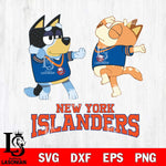 New York Islanders Bluey Dance Svg Eps Dxf Png File, Digital Download, Instant Download