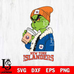 New York Islanders Grinch Bougie Football Svg Eps Dxf Png File, Digital Download, Instant Download