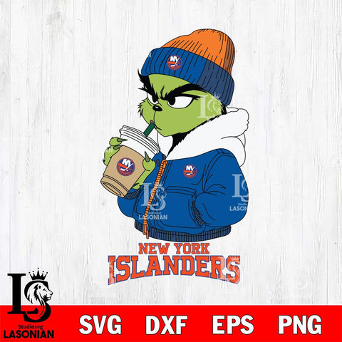 New York Islanders Grinch Bougie Sport Svg Eps Dxf Png File, Digital Download, Instant Download