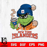 New York Islanders Grinch Cofffe Hoodie Cut Files, Cricut,Christmas Svg Dxf Eps Png file , Digital Download