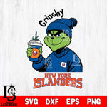 New York Islanders Grinchy Bougie Christmas Cut Files, Cricut,Christmas Svg Dxf Eps Png file , Digital Download