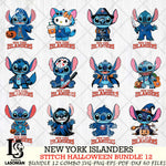 New York Islanders Stitch Horror Bundle 12 SVG Svg Eps Dxf Png File,Bundle NHL svg, Digital Download, Instant Download