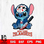 New York Islanders Stitch Jason Voorhees Svg Eps Dxf Png File, NHL svg, Digital Download, Instant Download