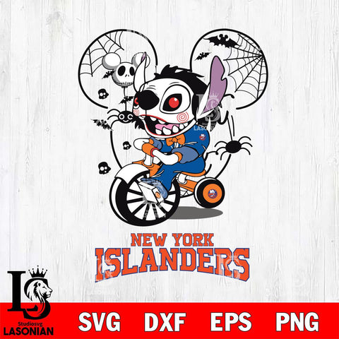 New York Islanders Stitch Jigsaws Halloween Svg Eps Dxf Png File, Digital Download, Instant Download