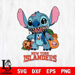 New York Islanders Stitch Zombie Svg Eps Dxf Png File, NHL svg, Digital Download, Instant Download