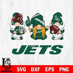 New York Jets 3 Gnomes Football Svg Eps Dxf Png File, Digital Download, Instant Download