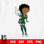 New York Jets Betty Boop Cheering SVG Svg Eps Dxf Png File, Digital Download, Instant Download