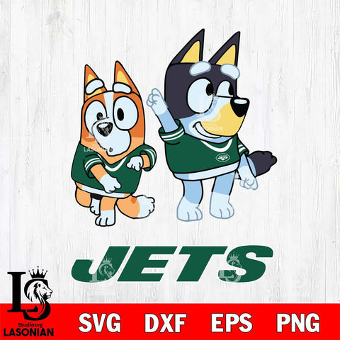 New York Jets Bluey Chilli Mode Dance Svg Eps Dxf Png File, Digital Download, Instant Download