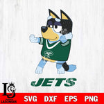 New York Jets Bluey Dad Dance Svg Eps Dxf Png File, Digital Download, Instant Download