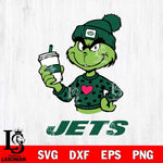 New York Jets Boujee Grinch Heart Christmas Svg Eps Dxf Png File,Cricut svg files, Digital Download, Instant Download