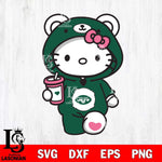 New York Jets Cute Hello Kitty Svg Eps Dxf Png File, Digital Download, Instant Download