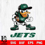 New York Jets Donal Duck Disney, Svg Eps Dxf Png File, Digital Download